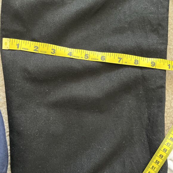 J Crew sz 6 High Rise Italian Merino Wool Black Pleated Front Slacks Dress Pants - Picture 12 of 12